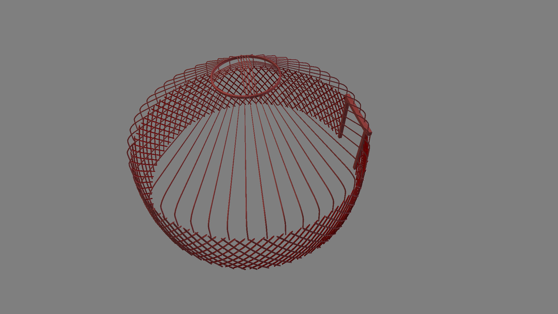 Kazakh yurt 3D model_5