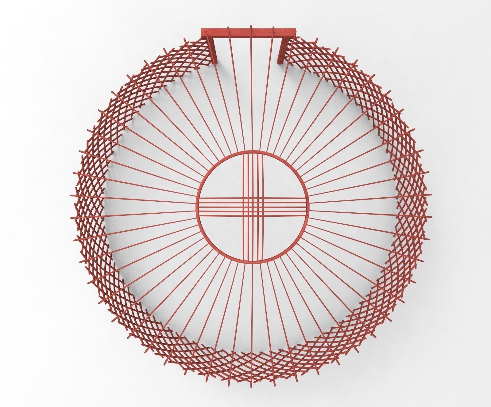 Kazakh yurt 3D model_2