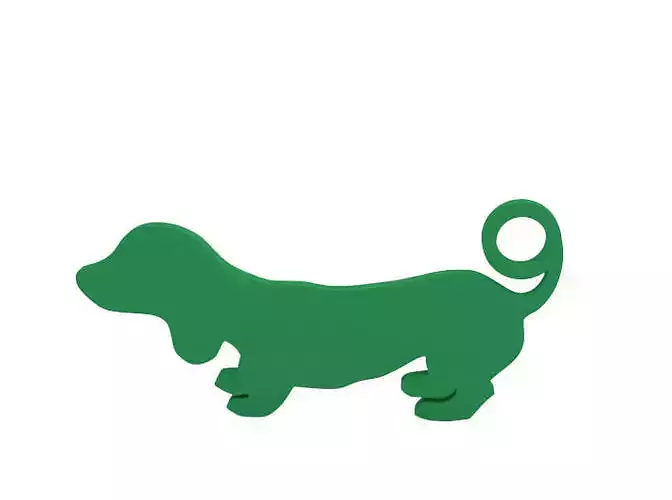 Keychin dachshund