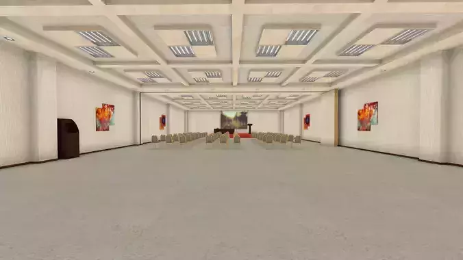 A large room for public meetings HALL
