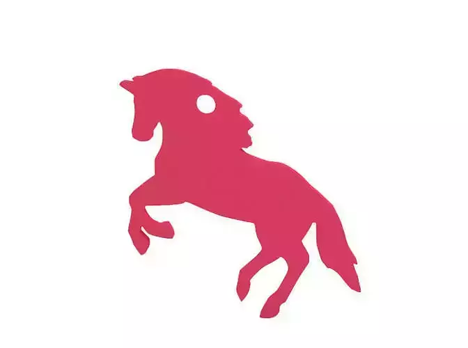 Earring horse keyring