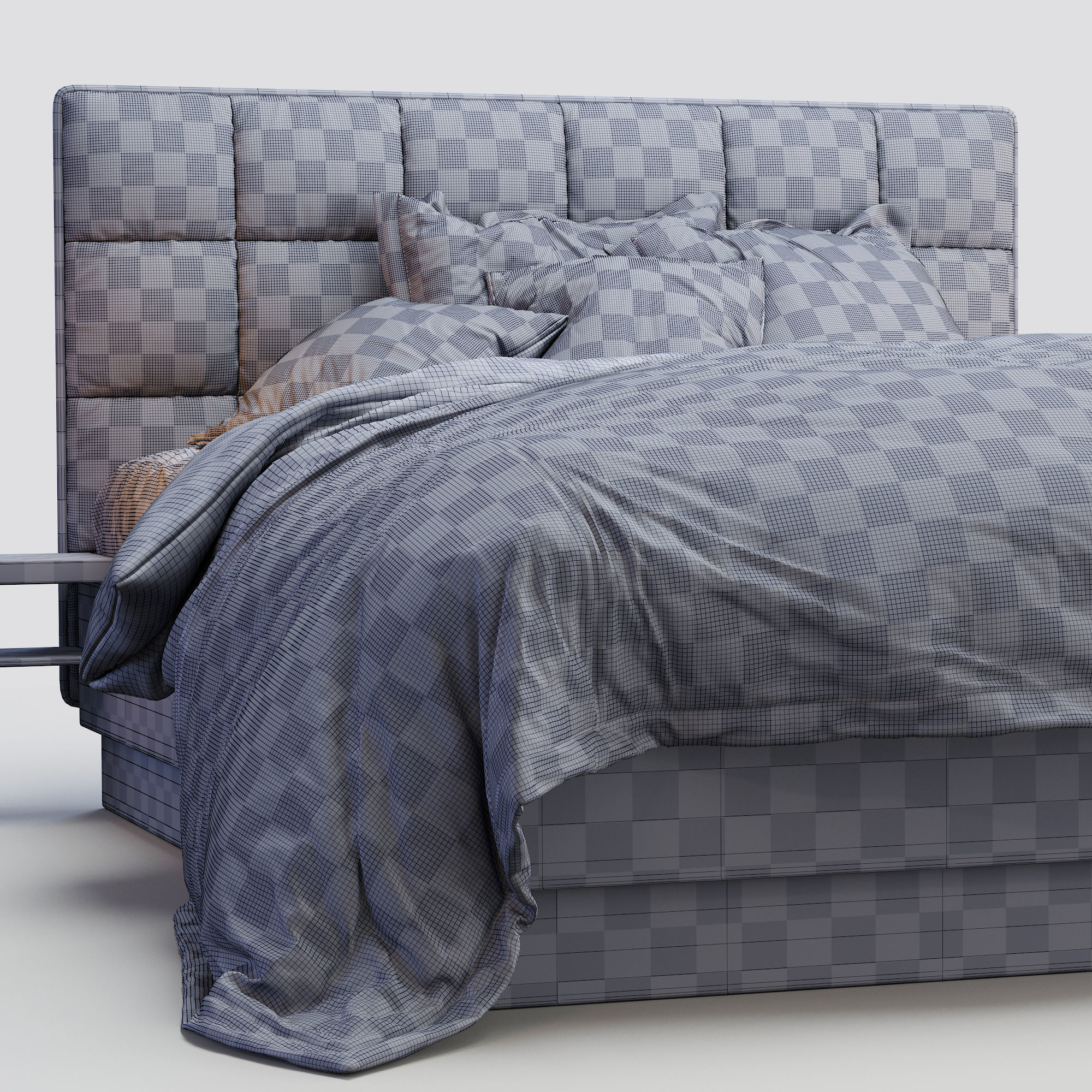 Boconcept Bed LUGANO 3D model_4