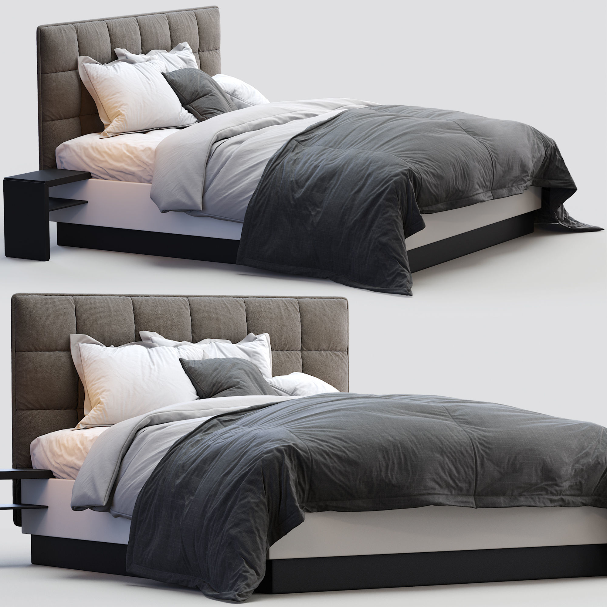 Boconcept Bed LUGANO 3D model_1
