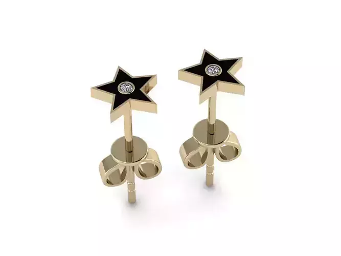 Jewelry Enamel Earrings 