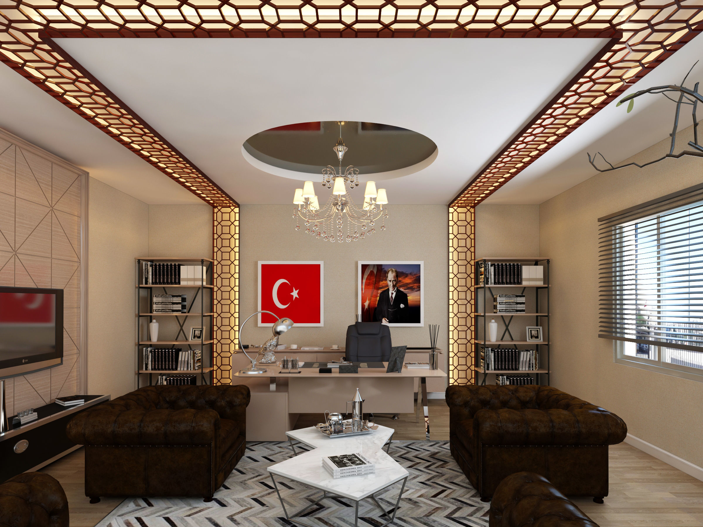 MODERN OFFICE 3D model_3