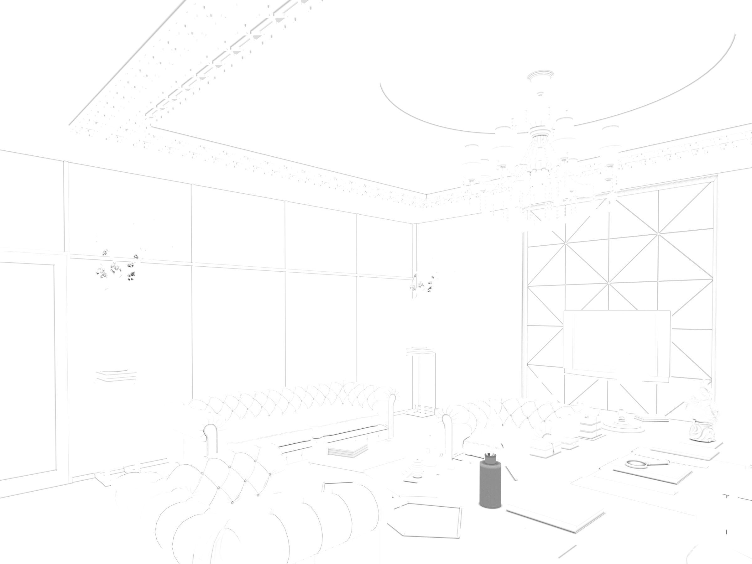 MODERN OFFICE 3D model_9