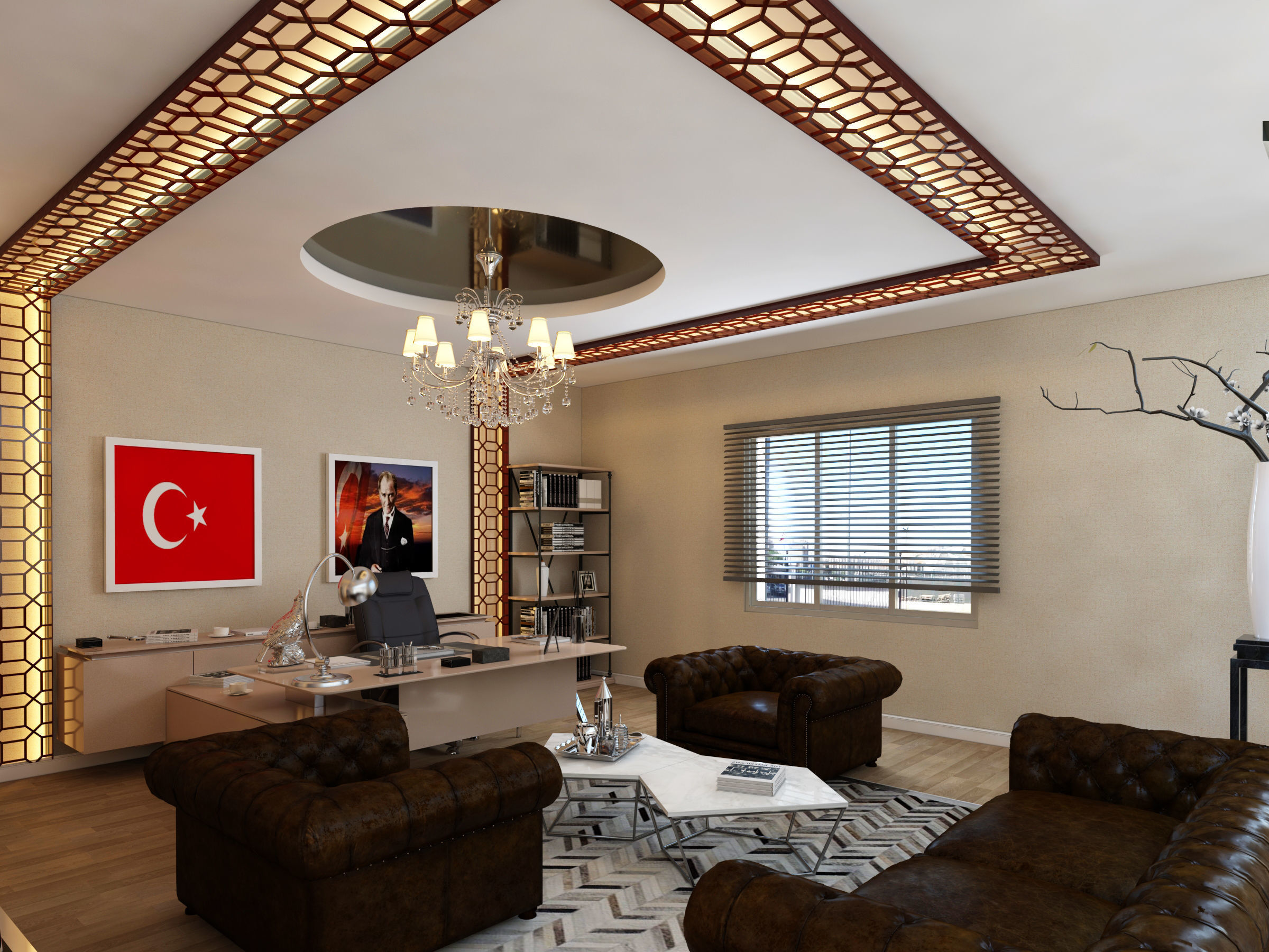 MODERN OFFICE 3D model_1