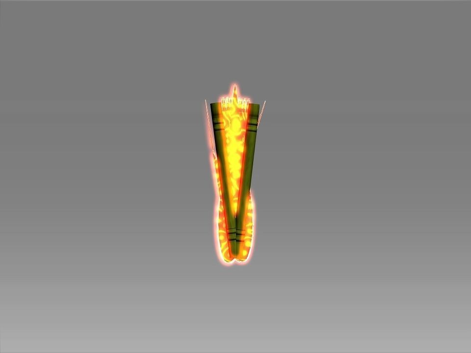 Classic Charm Decoration Fan Collection Low-poly 3D model_15