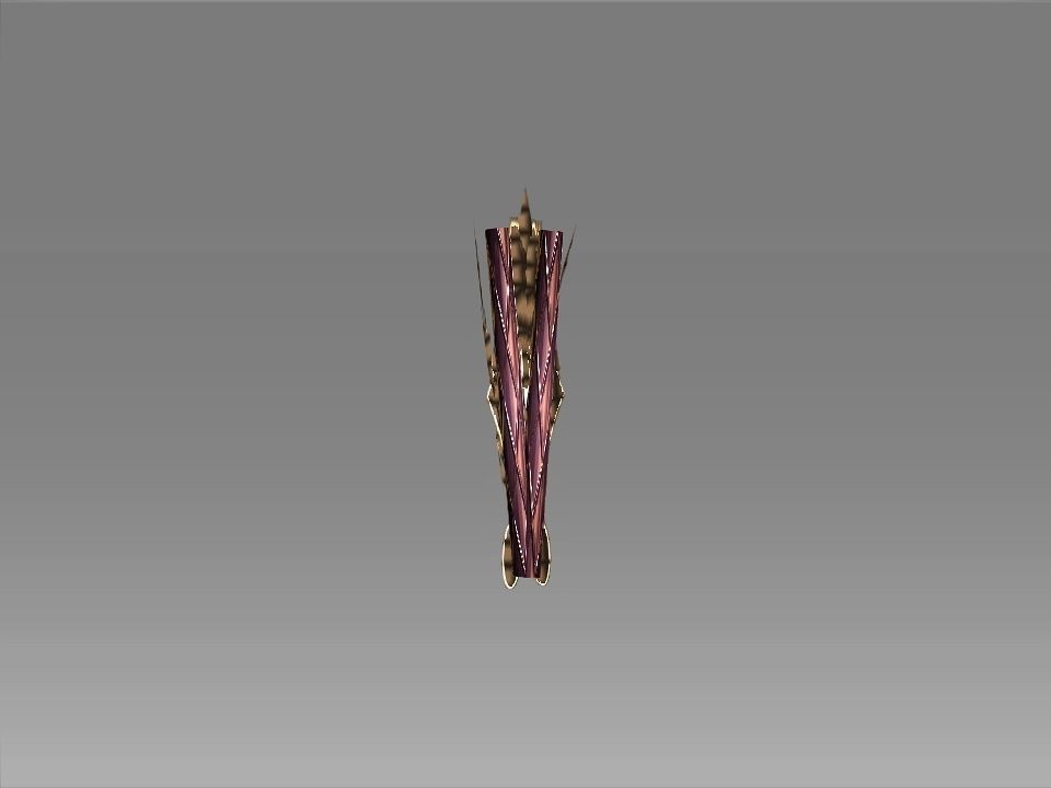 Classic Charm Decoration Fan Collection Low-poly 3D model_18