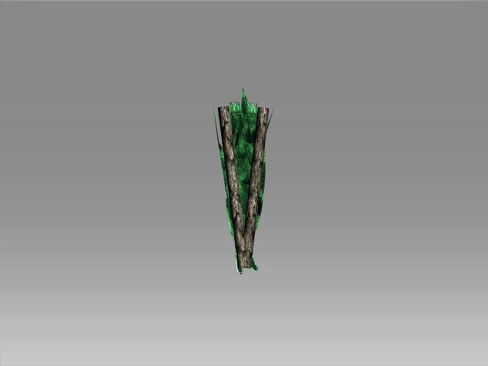 Classic Charm Decoration Fan Collection Low-poly 3D model_11