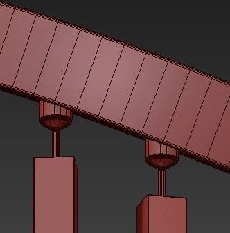 Custom chime chandelier 3D model_1