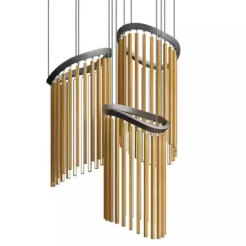 Custom chime chandelier
