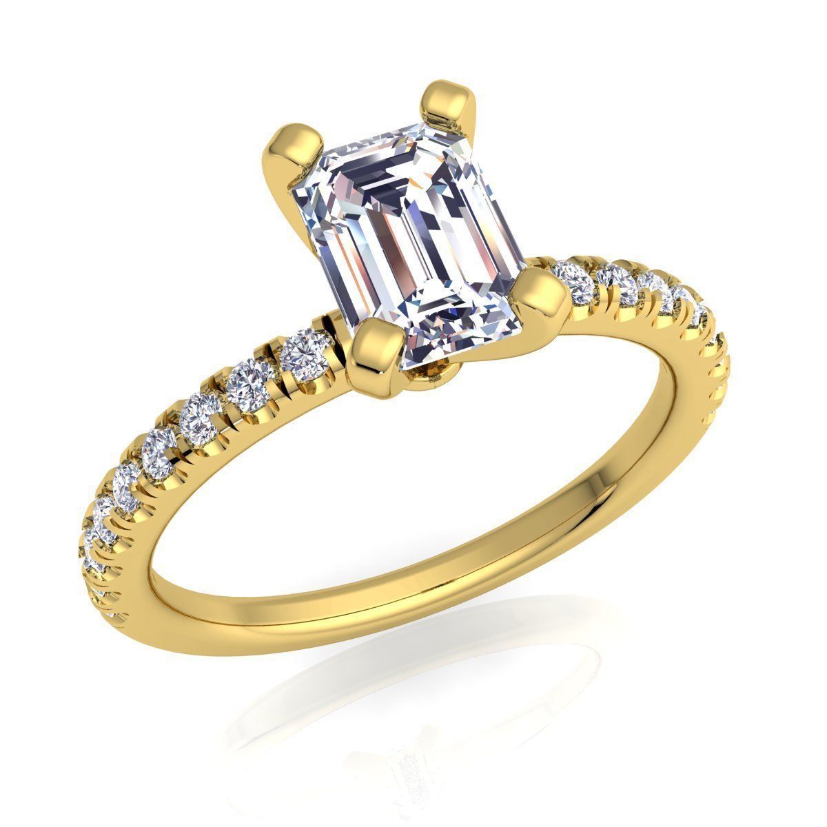 Fancy Woman Ring 3D print model_1