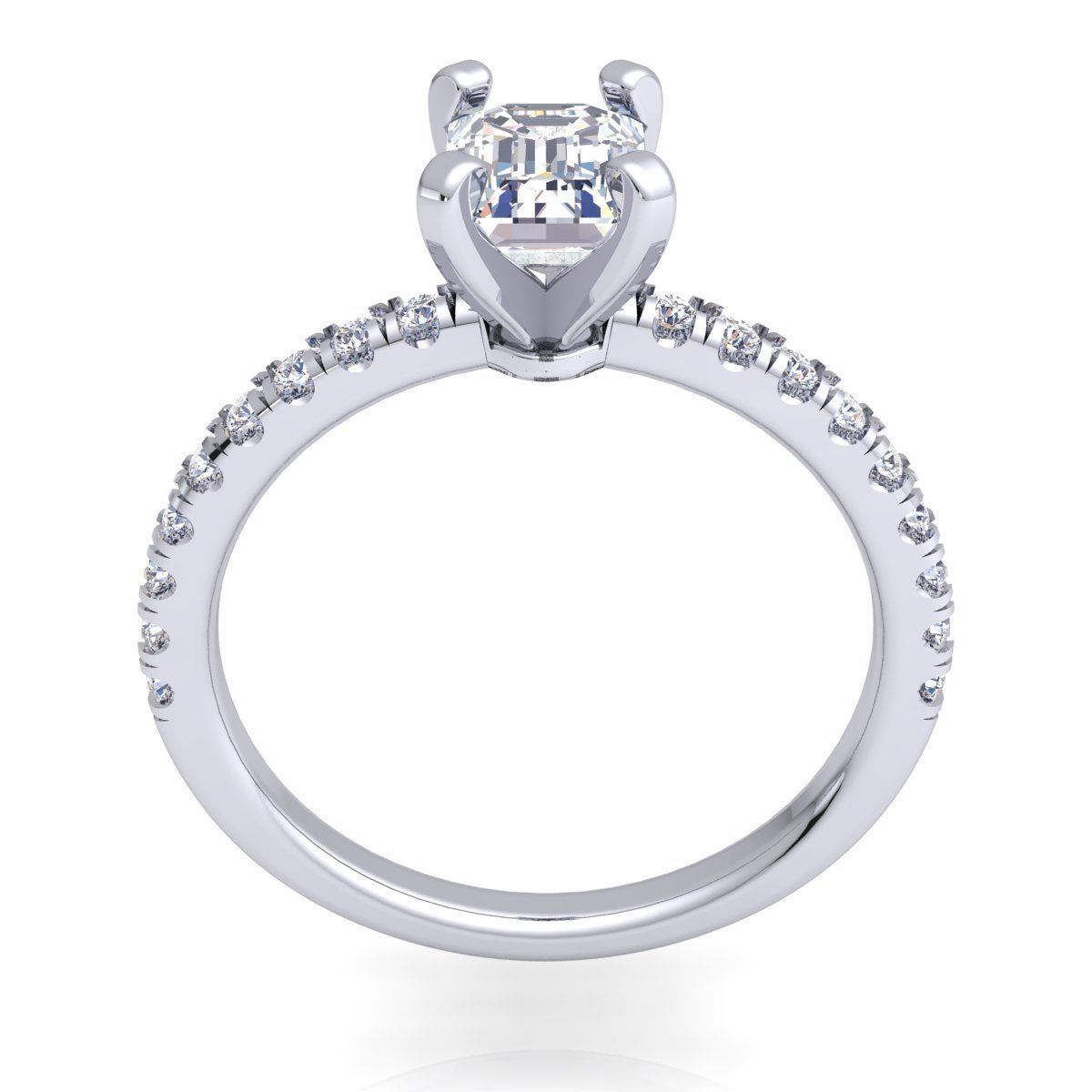 Fancy Woman Ring 3D print model_5