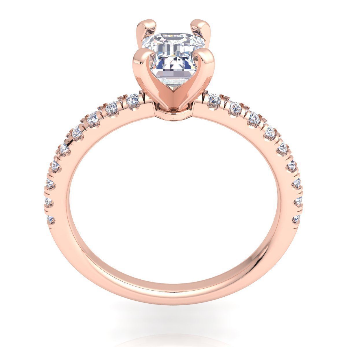 Fancy Woman Ring 3D print model_4