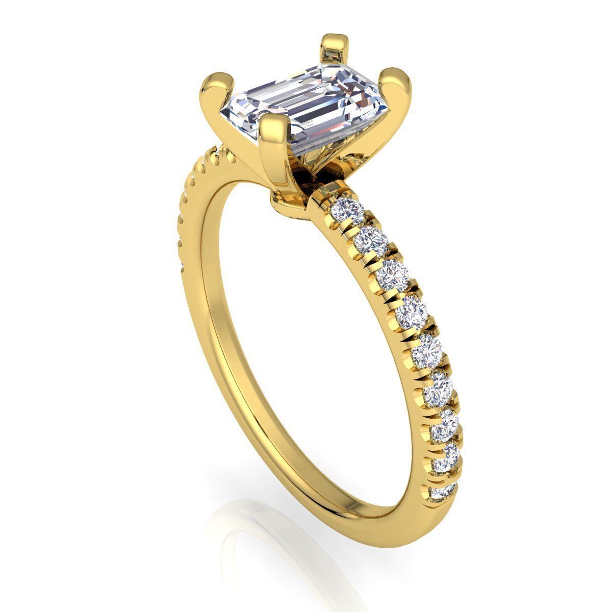 Fancy Woman Ring 3D print model_6