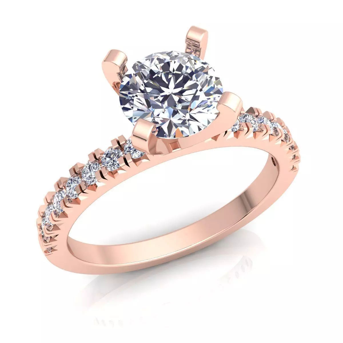 Fancy Woman Ring  3D print model_0