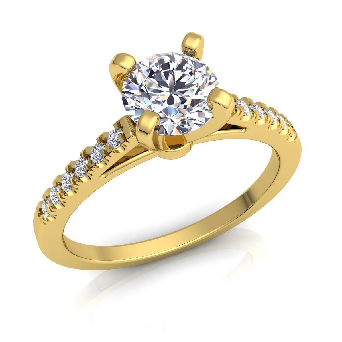 Fancy Woman Ring 3D print model_1