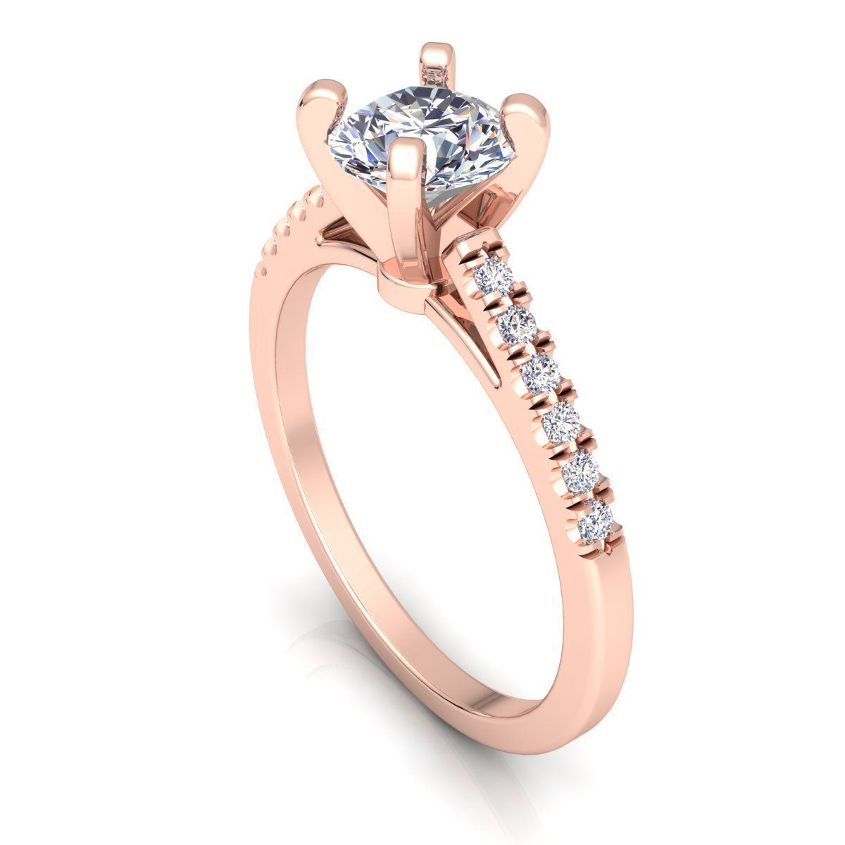 Fancy Woman Ring 3D print model_7