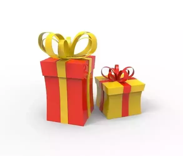 Christmas gift cartoon