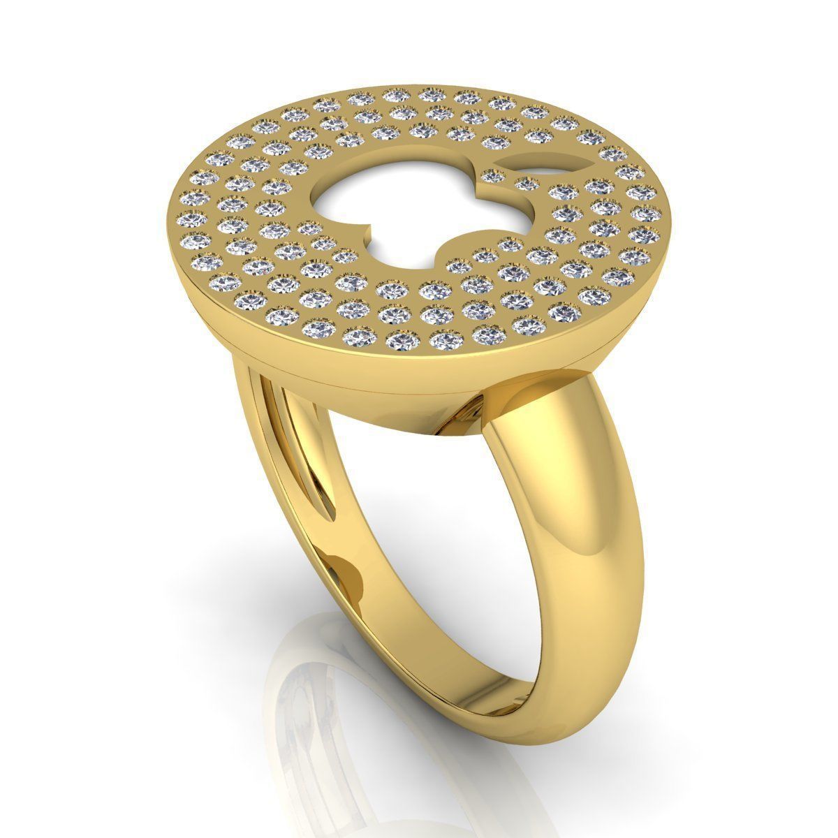 Apple Ring 3D print model_6