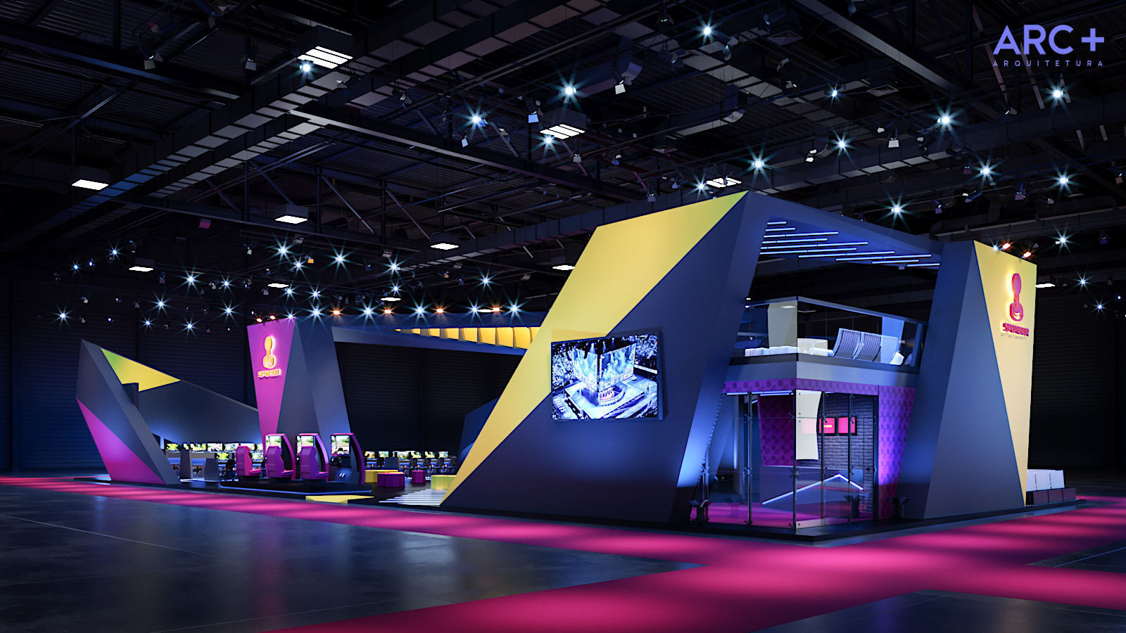 Exhibit design pavilion 3D model_1