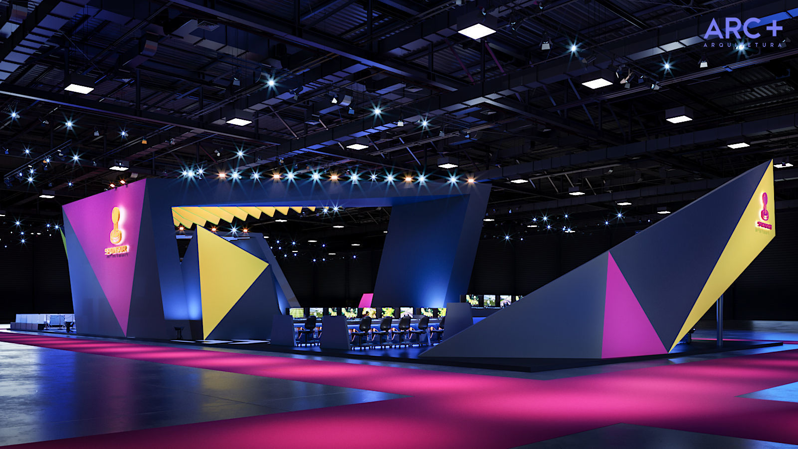 Exhibit design pavilion 3D model_3