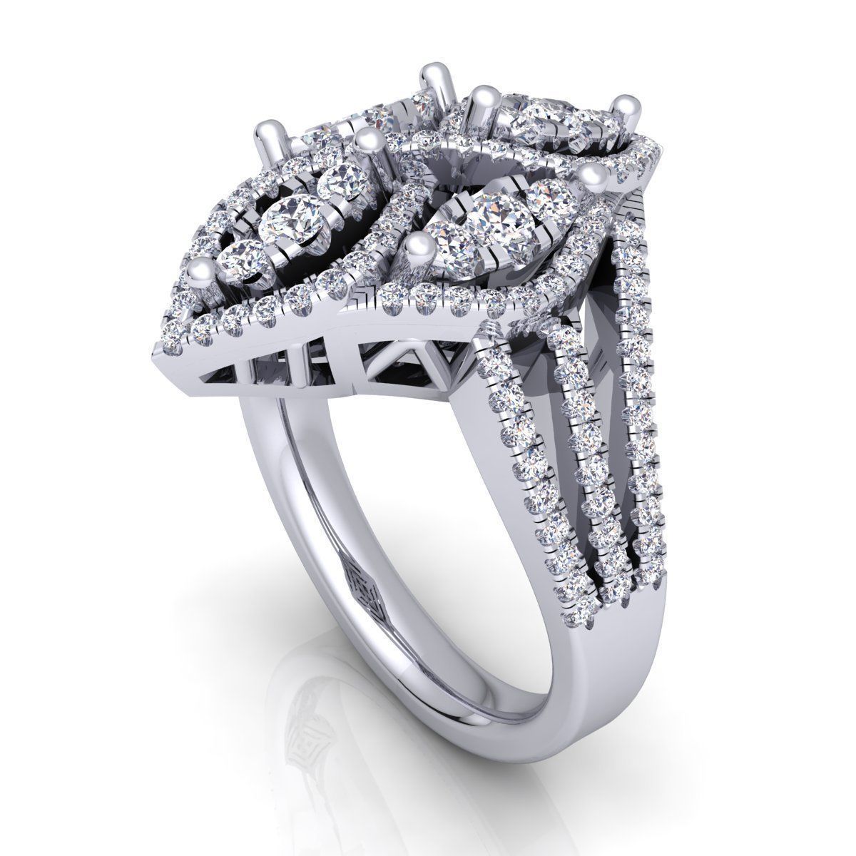 Royal Ring  3D print model_8