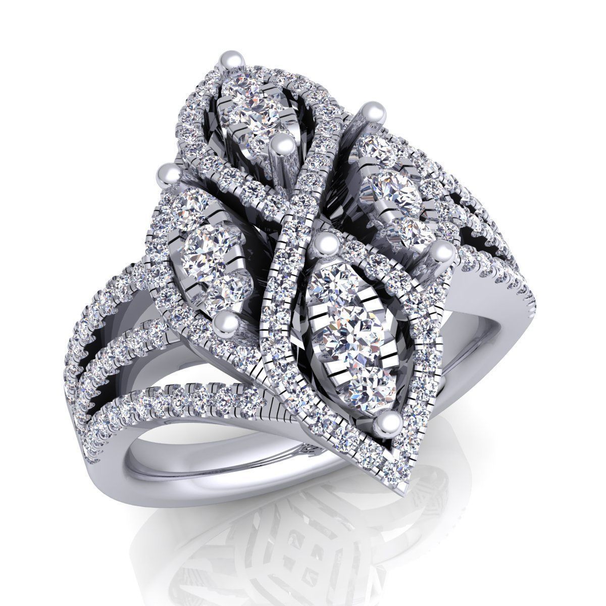 Royal Ring  3D print model_2