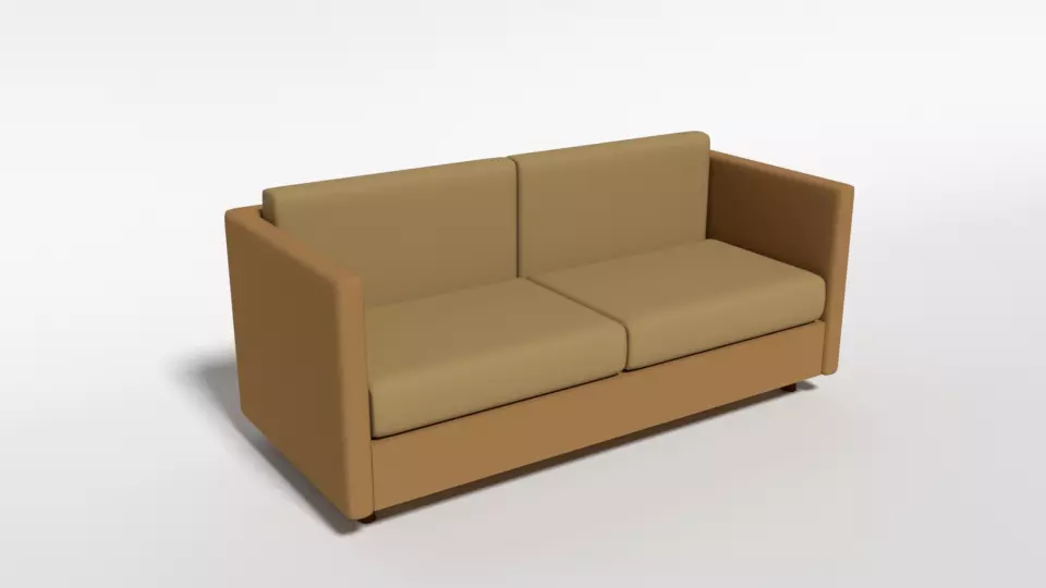 Cartoon Couch 3D model