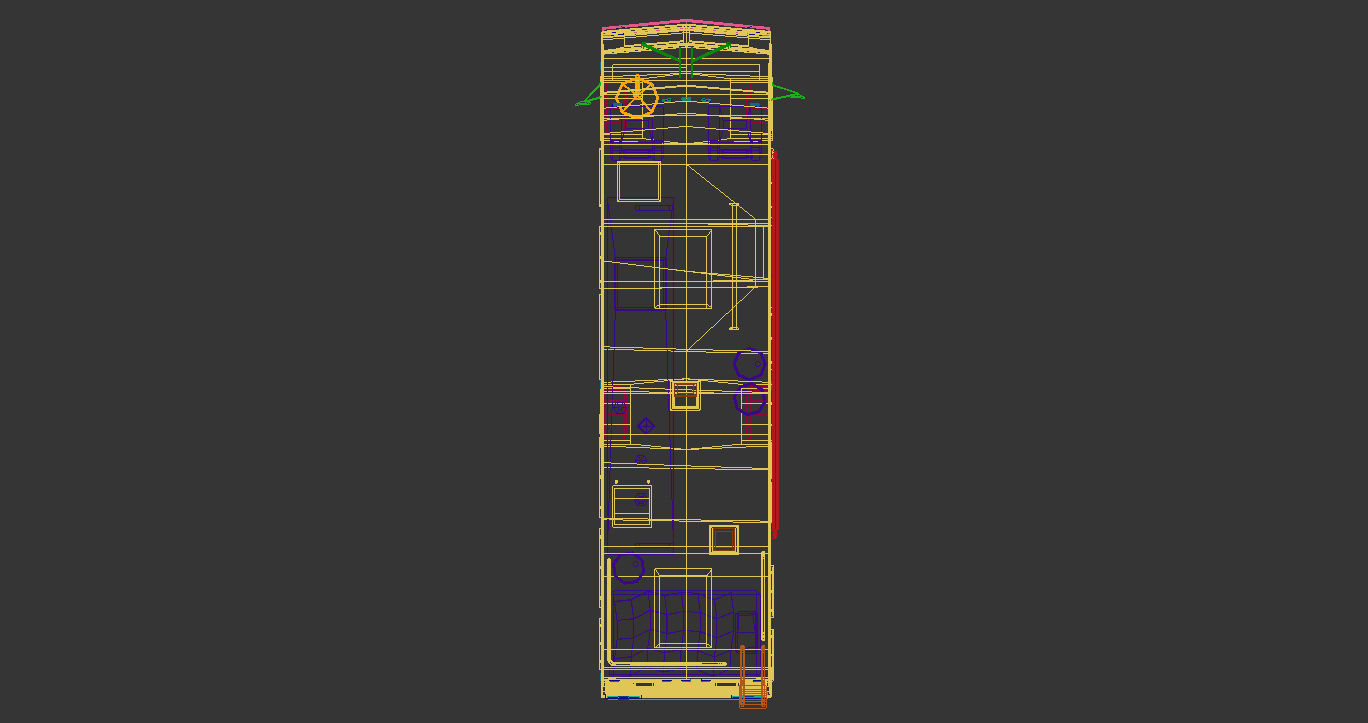 Low Poly Motorhome 02 Low-poly 3D model_18