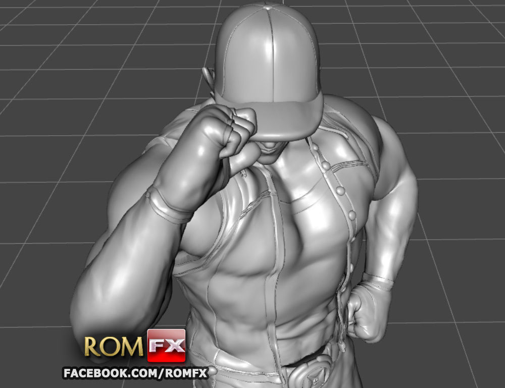 Terry Bogard - Fatal Fury Action Figure Printable 3D print model_35