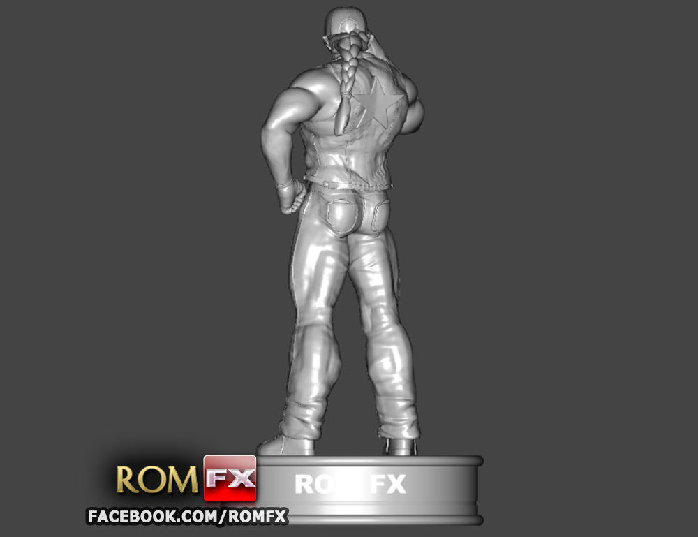 Terry Bogard - Fatal Fury Action Figure Printable 3D print model_6