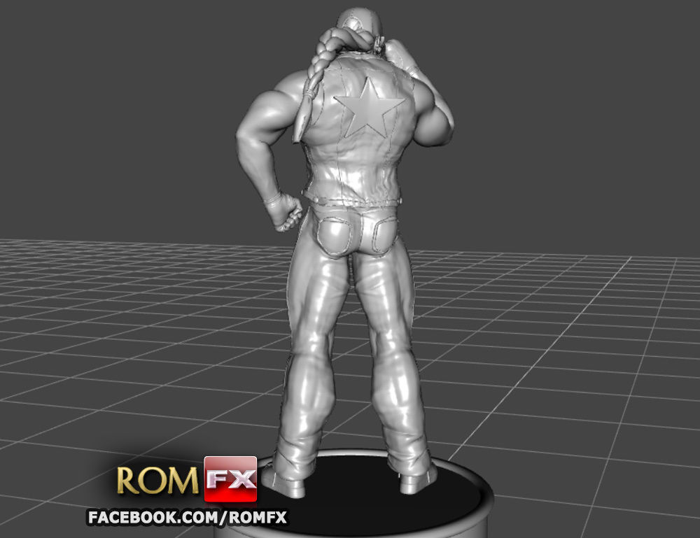 Terry Bogard - Fatal Fury Action Figure Printable 3D print model_24