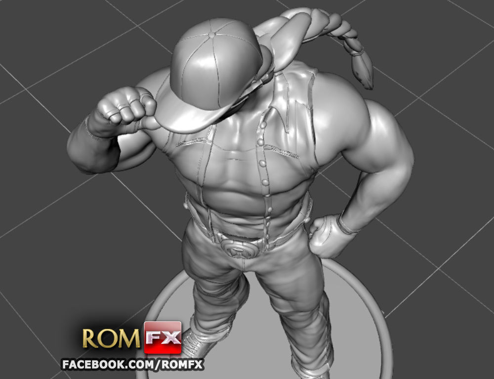 Terry Bogard - Fatal Fury Action Figure Printable 3D print model_19