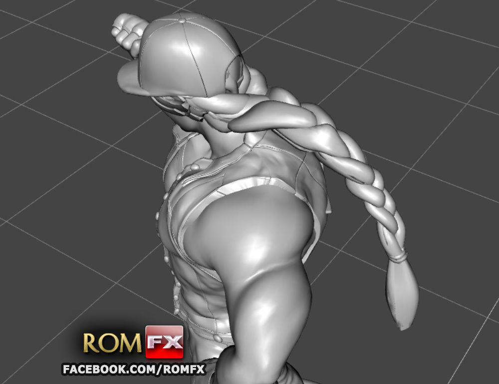 Terry Bogard - Fatal Fury Action Figure Printable 3D print model_32