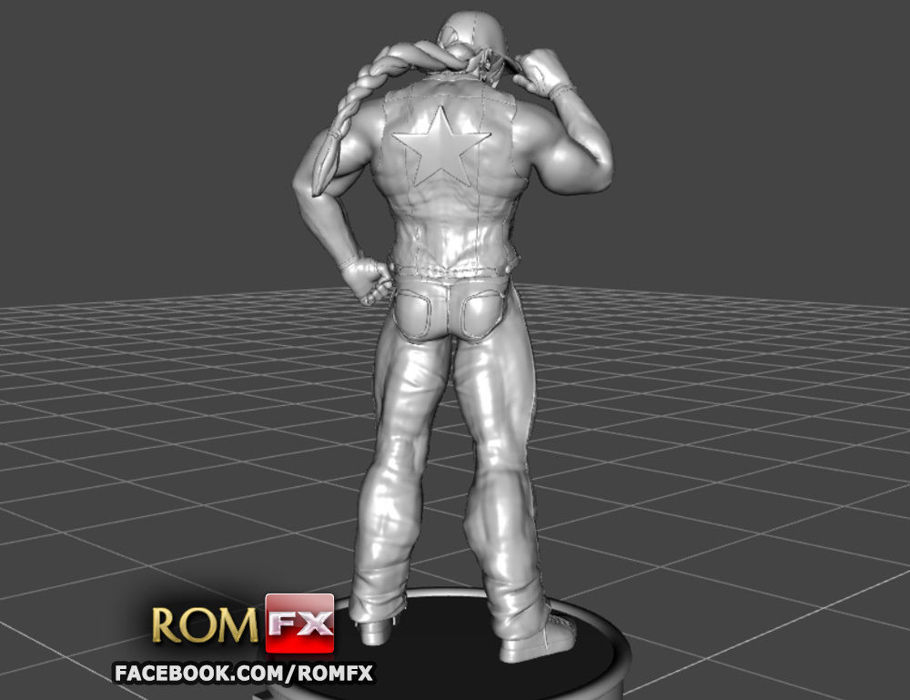 Terry Bogard - Fatal Fury Action Figure Printable 3D print model_25