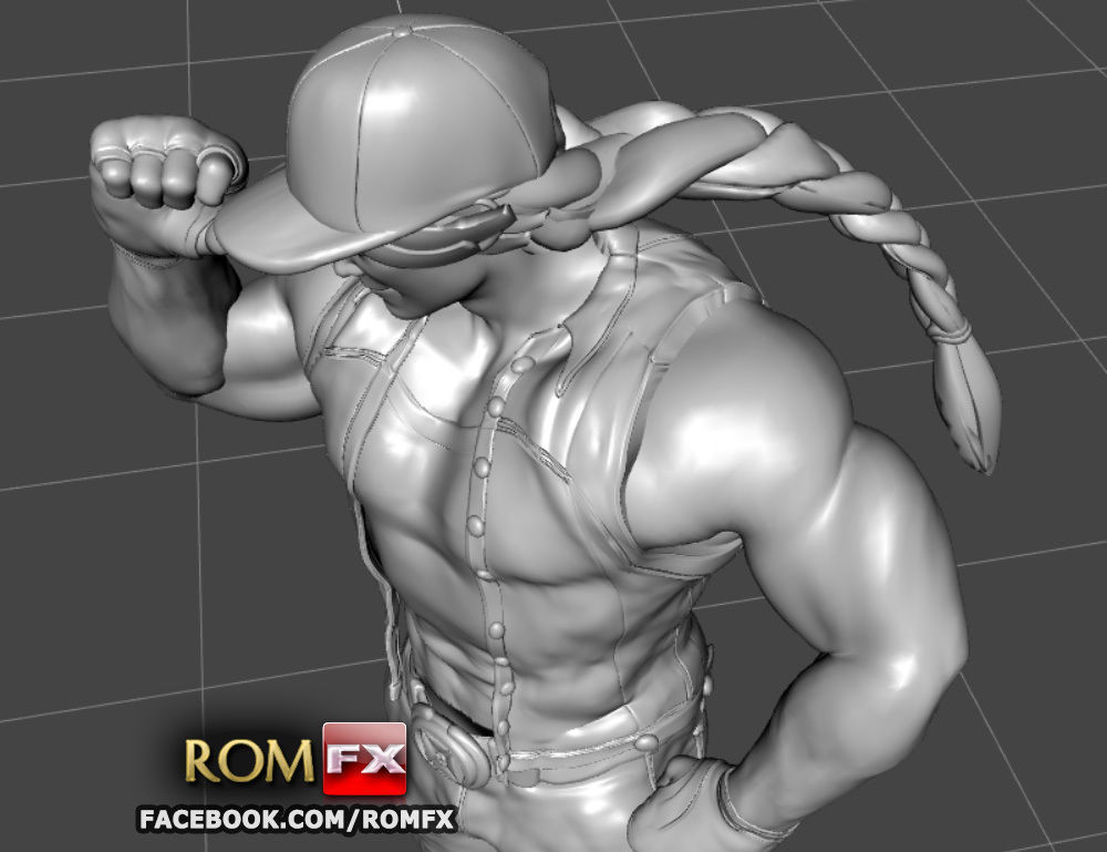 Terry Bogard - Fatal Fury Action Figure Printable 3D print model_33