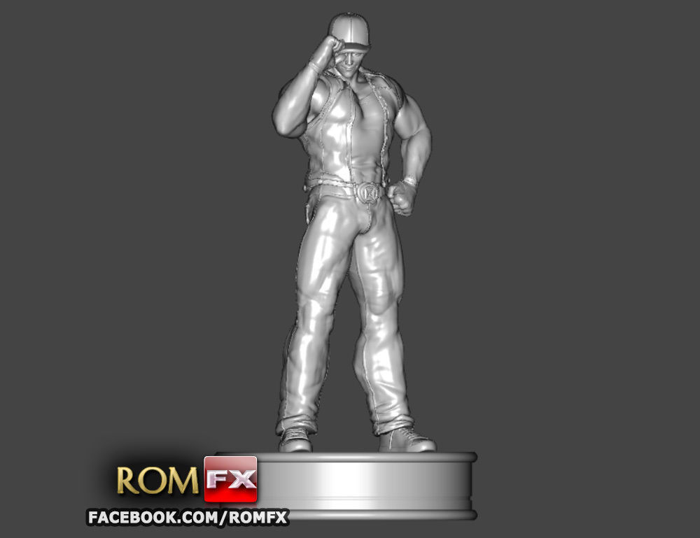 Terry Bogard - Fatal Fury Action Figure Printable 3D print model_3
