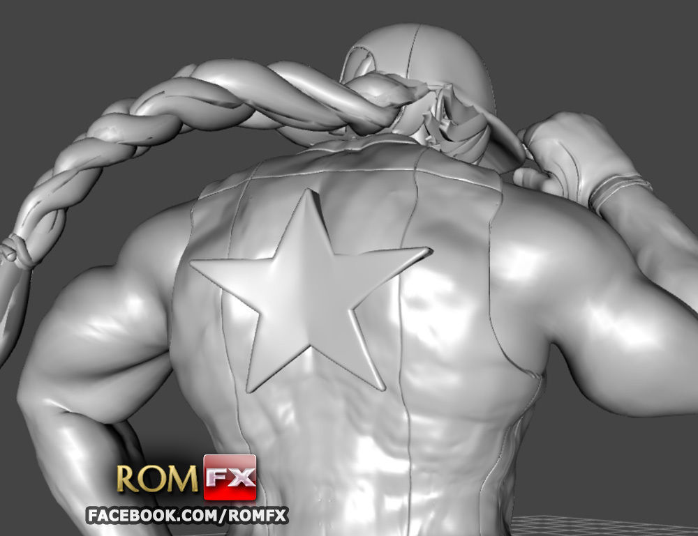 Terry Bogard - Fatal Fury Action Figure Printable 3D print model_29