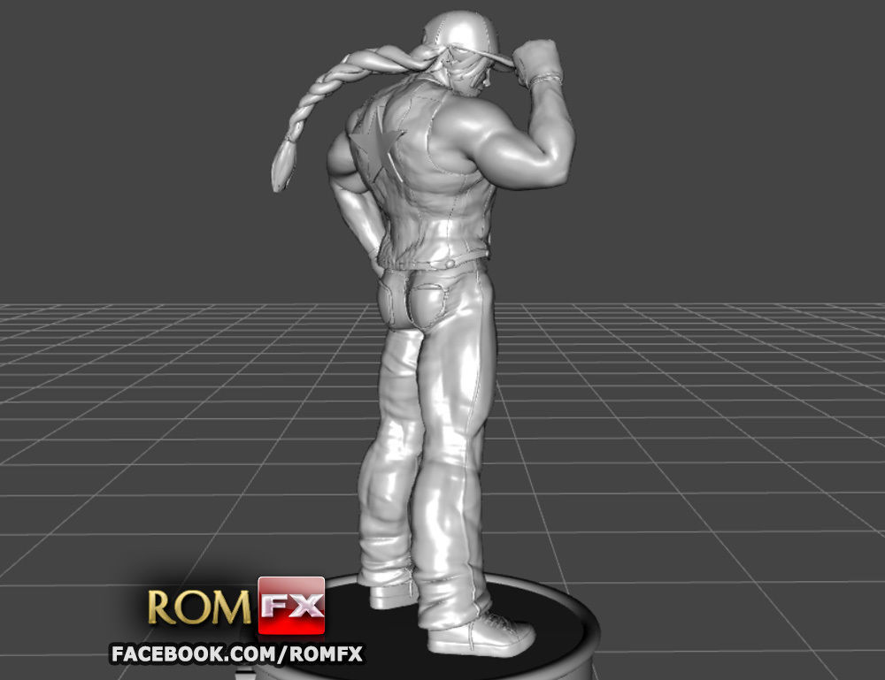 Terry Bogard - Fatal Fury Action Figure Printable 3D print model_26