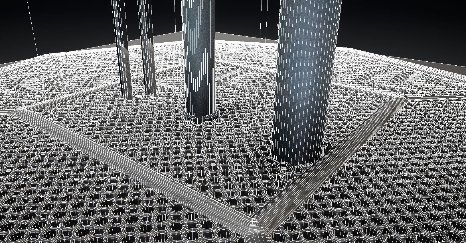 Waterwheels Fountain High-Poly Version 3D model_9