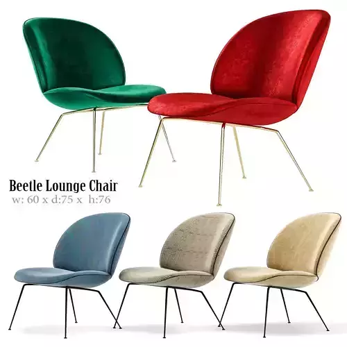 Beetle Lounge Chair - Gubi
