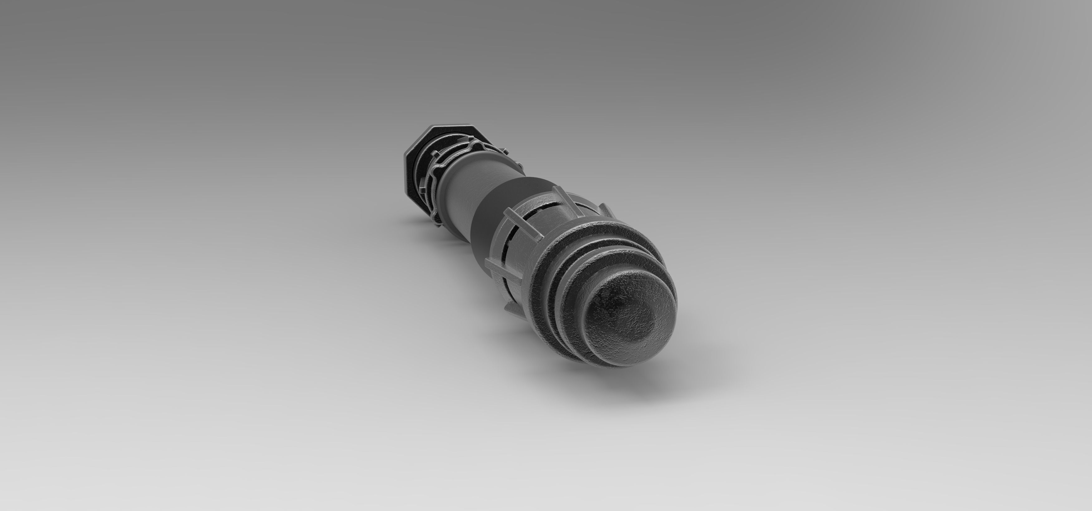 Lightsaber of Rey from the movie Star Wars 9 Rise of Skywalker 3D print model_7