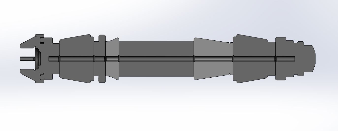 Lightsaber of Rey from the movie Star Wars 9 Rise of Skywalker 3D print model_14