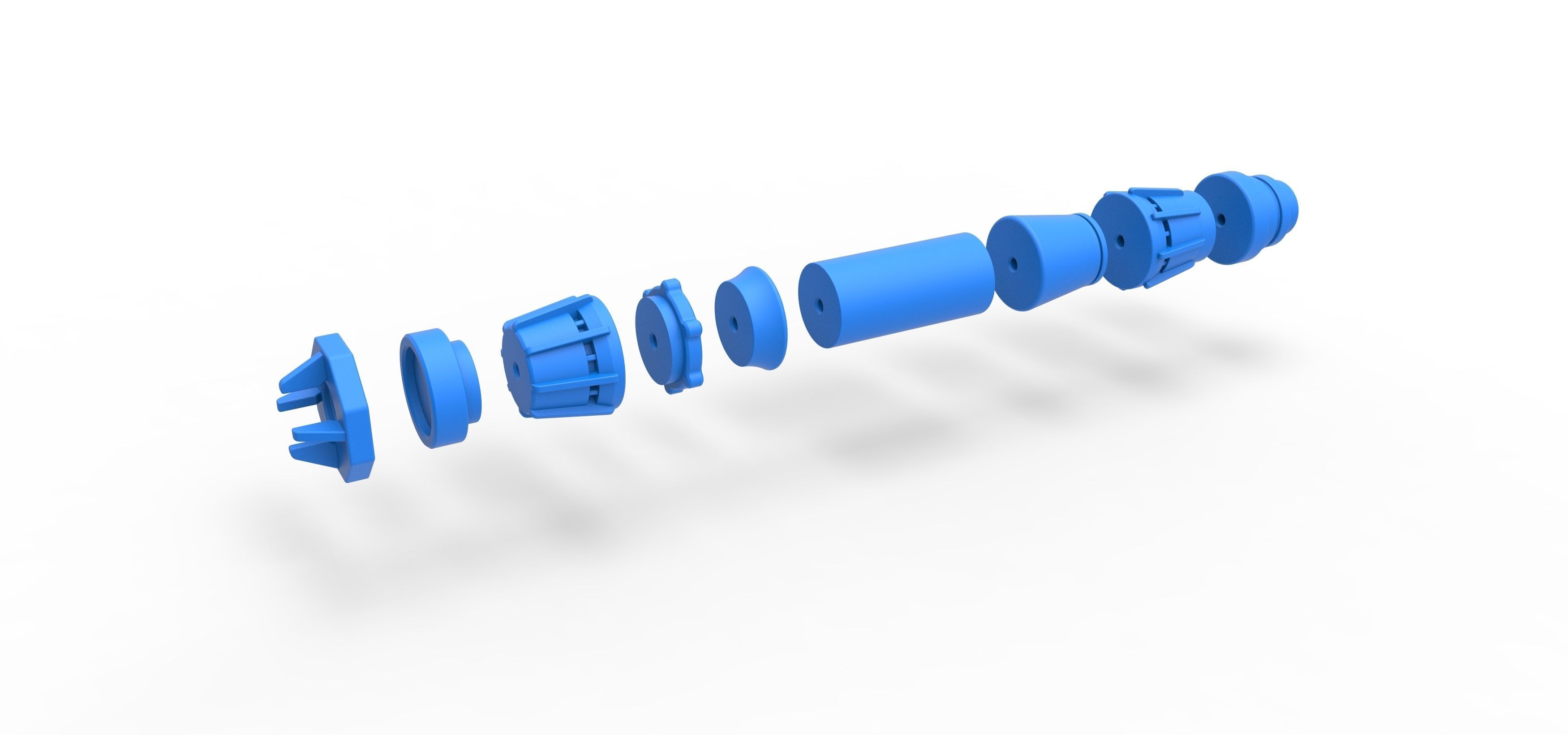 Lightsaber of Rey from the movie Star Wars 9 Rise of Skywalker 3D print model_8