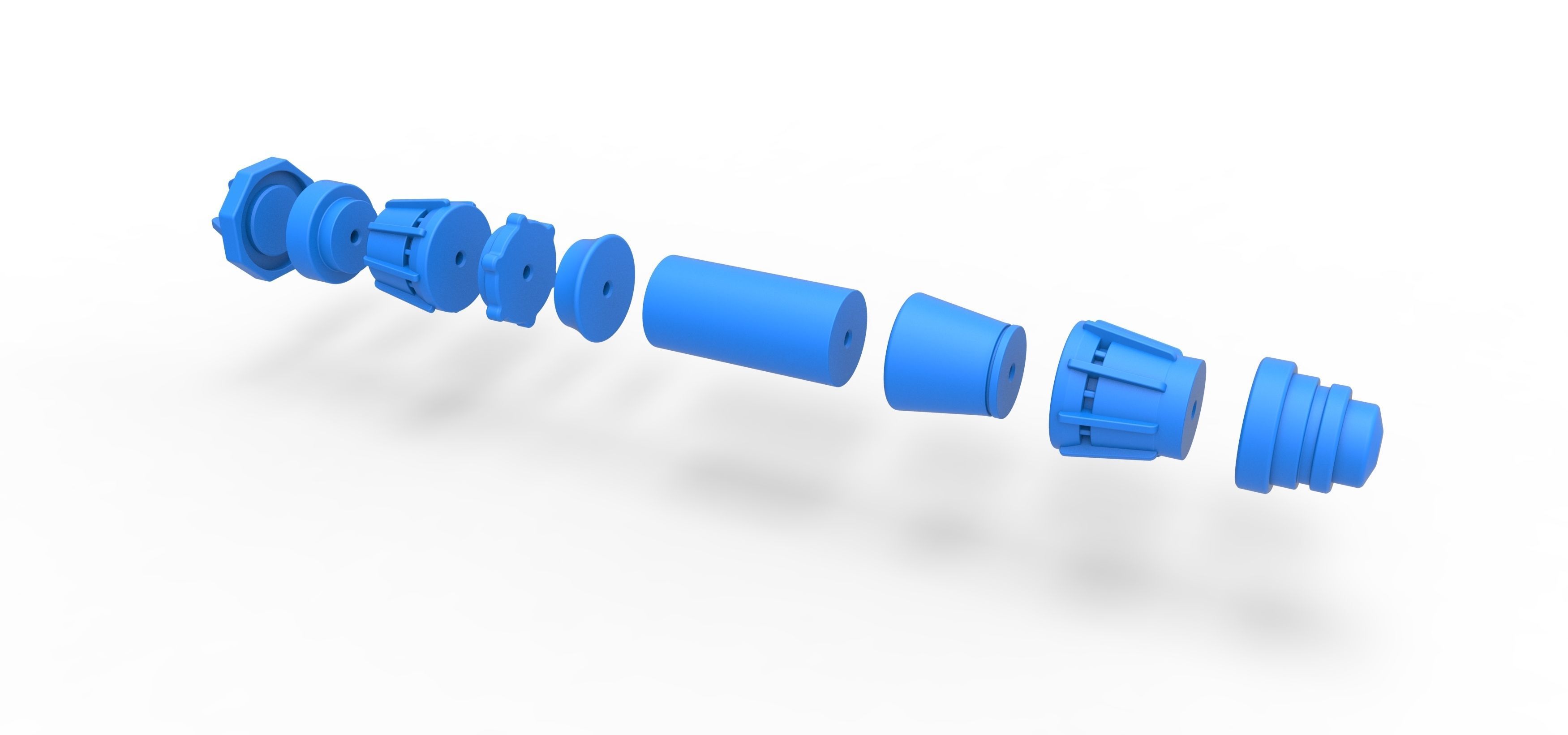 Lightsaber of Rey from the movie Star Wars 9 Rise of Skywalker 3D print model_12