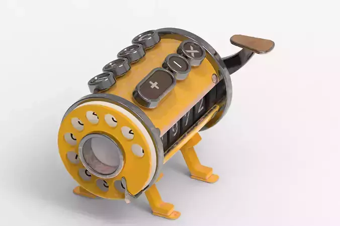 phone calculator 3D model