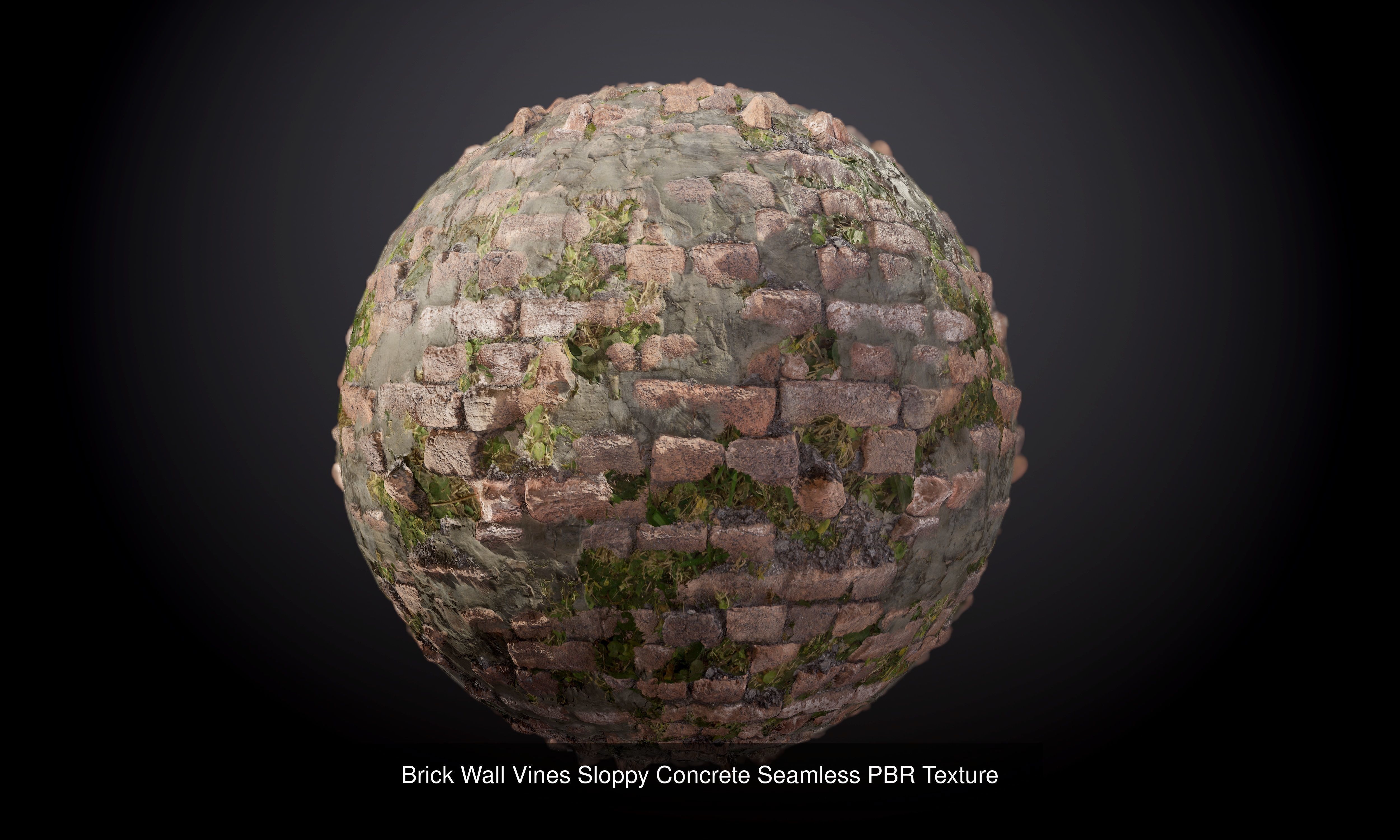 55 Brick Concrete Wall Seamless PBR Texture Collection 01 Texture_56