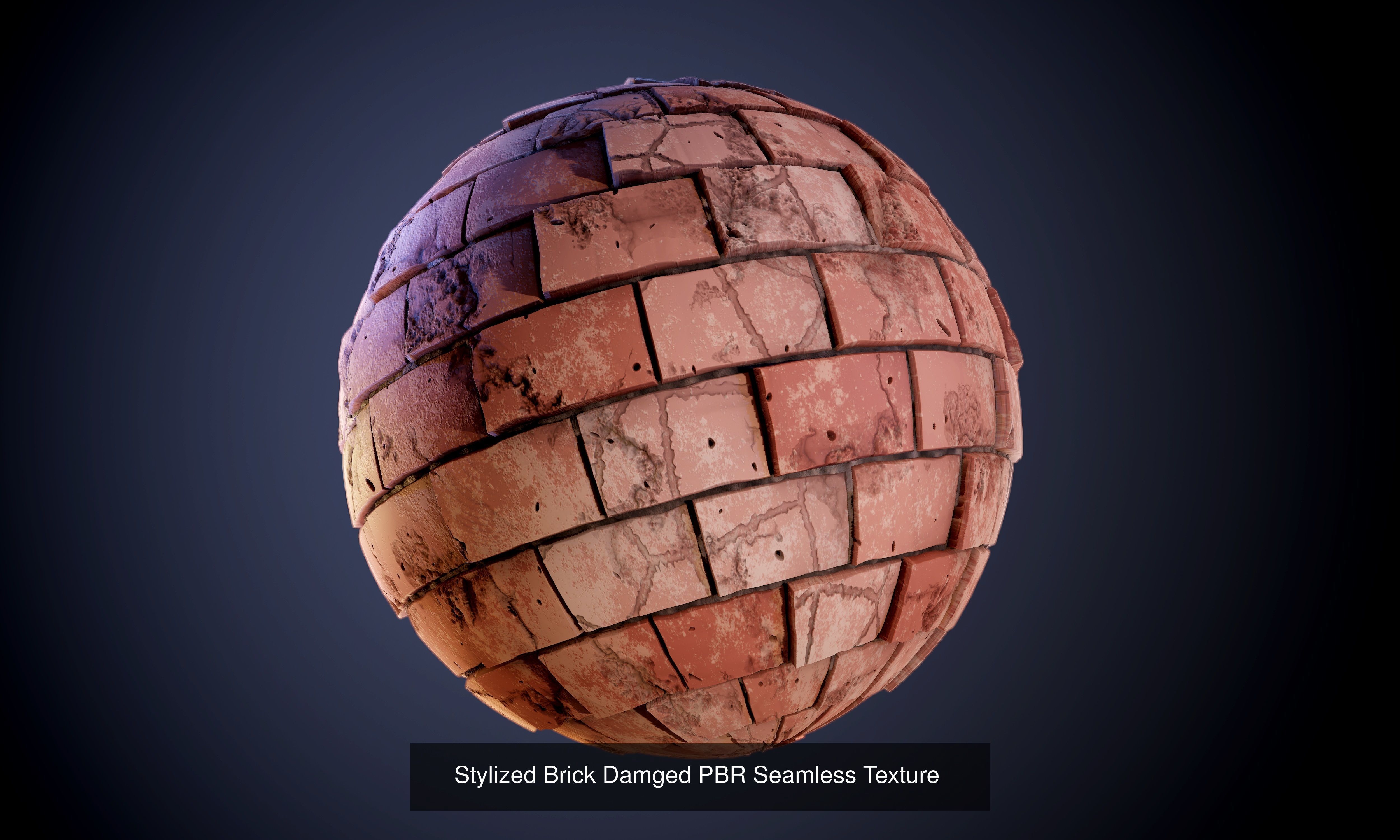 55 Brick Concrete Wall Seamless PBR Texture Collection 01 Texture_41